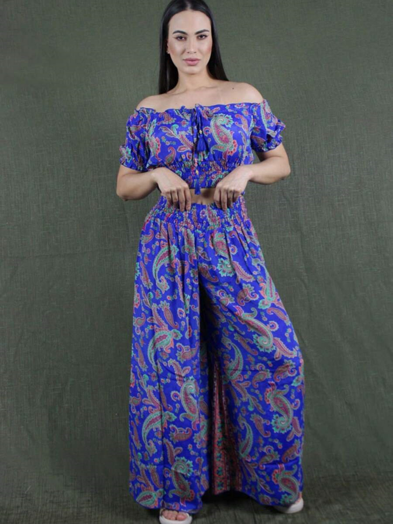 Conjunto Indiano Madamí -Estampa Mística em Paisley