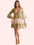 Vestido Deusa Aura Dourada