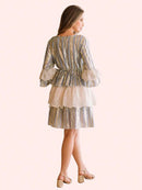 Vestido Deusa Aura Dourada