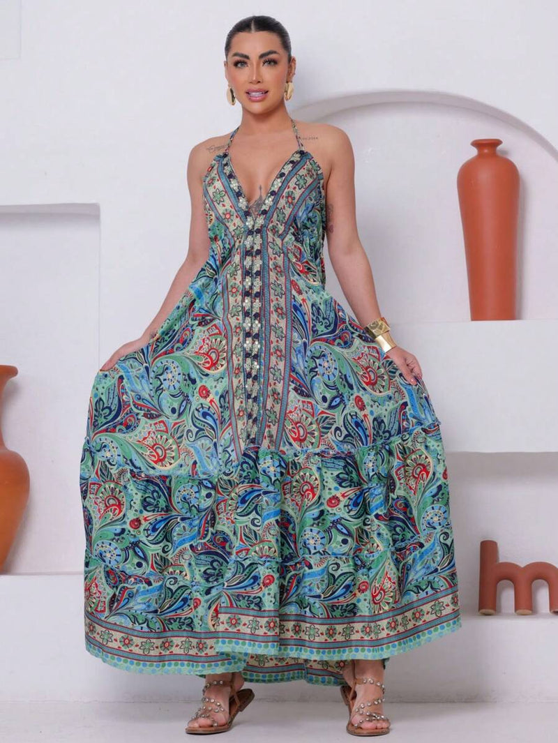Vestido Deuses á dançar