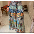 Saia Longa Patchwork Boho Chic