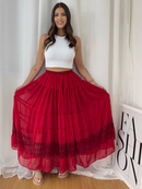 Saia Longa Vermelha Paixão